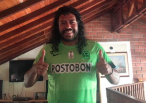 rene higuita, preparador de arqueros de atletico nacional