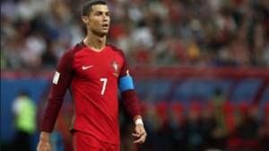 Cristiano ronaldo tras caer derrotado con la selección de portugal
