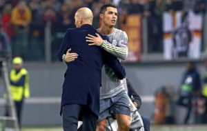 Zidane y Cristiano en la Champions