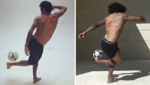 Neymar reta y Marcelo en instagram
