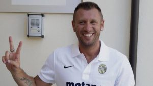 Antonio Cassano con el Hellas Verona