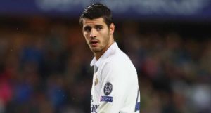 Álvaro Morata con el Madrid