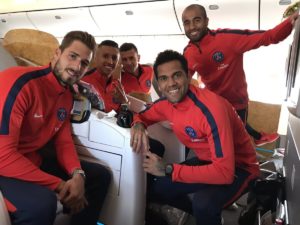 Jugadores del PSG