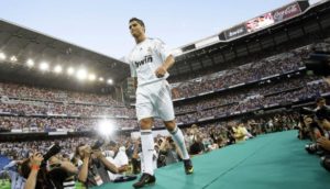 Cristiano en su presentación oficial