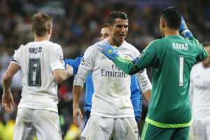 Cristiano Ronaldo y Keylor Navas