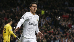 James en el Bernabéu
