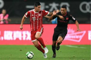 James con el Bayern Múnich