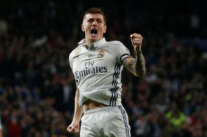 Kroos con el Madrid