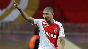 Mbappé en el Mónaco