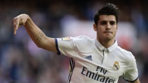 Morata con el Madrid