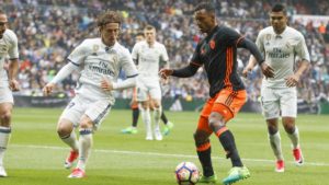 Nani ante el Real Madrid