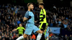 Otamendi en acción