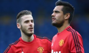 Romero y De Gea en el United