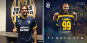 Tridente de lujo en el Hellas Verano: CCP (Cassano, Cerci y Pazzini)