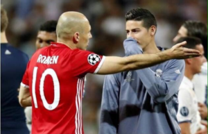 Le caen a Robben en Instagram para que le pase la 10 a James en el bayern munich. Calvo hijueputa