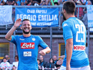 Napoli golea 17-0 al Bassa Anaunia en su primer partido de pretemporada. Mertens fue la figura