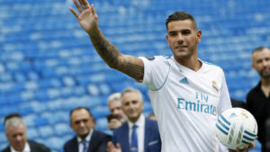 Theo Hernández en el Bernabéu