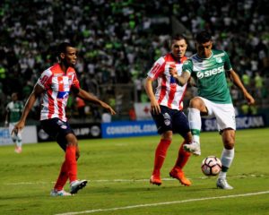 cali vs junior en copa sudamericane en la ida