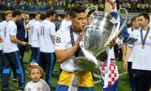 james con la Champions
