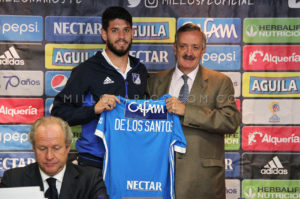 Matías de los santos es nuevo jugador de millos