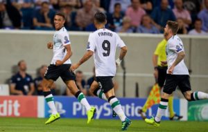 Alexander-Arnold y su primer gol de tiro libre con el liverpool a sus 18 años