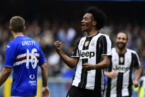Cuadrado en el calcio