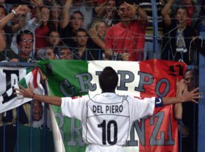 Del Piero con los tifosi