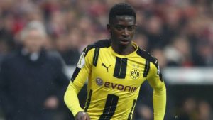 Dembelé con el Dortmund