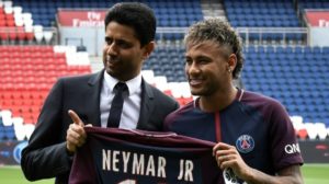 Neymar en el Parque de los Príncipes