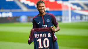 Neymar en el Parque de los Príncipes
