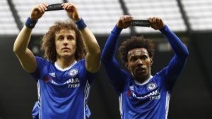 Willian y David Luiz