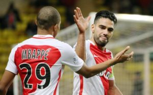 mbappe y falcao en el mónaco