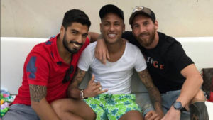LA msn se vuelve a reencontrar tras el fichaje de neymar por el PSG