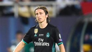 luka modric es baja del real madrid por la supercopa de españa