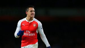 Alexis Sánchez triste con Arsenal