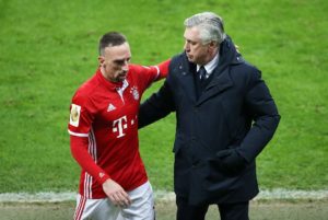 Ancelotti y Ribery