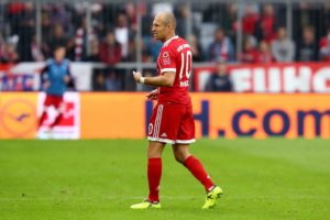Arjen Robben con el Bayern Múnich