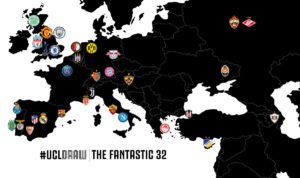 Champions League participantes mapa