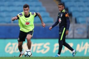 Philippe Coutinho con Brasil