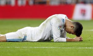 Cristiano Ronaldo triste