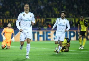 Cristiano Ronaldo con el Madrid