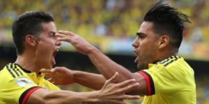 Falcao celebrando un gol en el Metropolitano