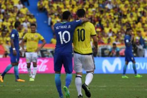 James y Neymar