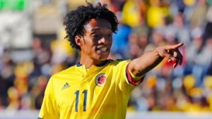 Juan Cuadrado con Colombia