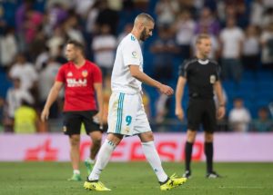 Karim Benzema con el Real Madrid