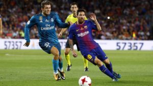 Kovavic y Messi en la Supercopa de España