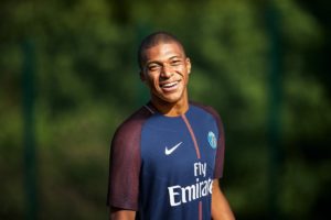 Mbappé con el PSG