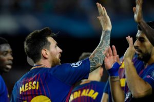 Messi en Champions League