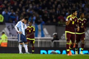 Leo Messi triste con Argentina