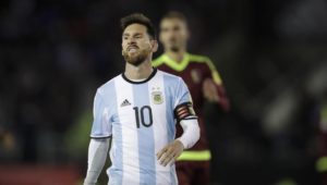 LEO MESSI CON LA SELECCION ARGENTINA ELIMINATORIAS RUSIA 2018.